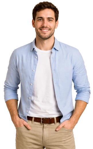 Linen shirt regular fit